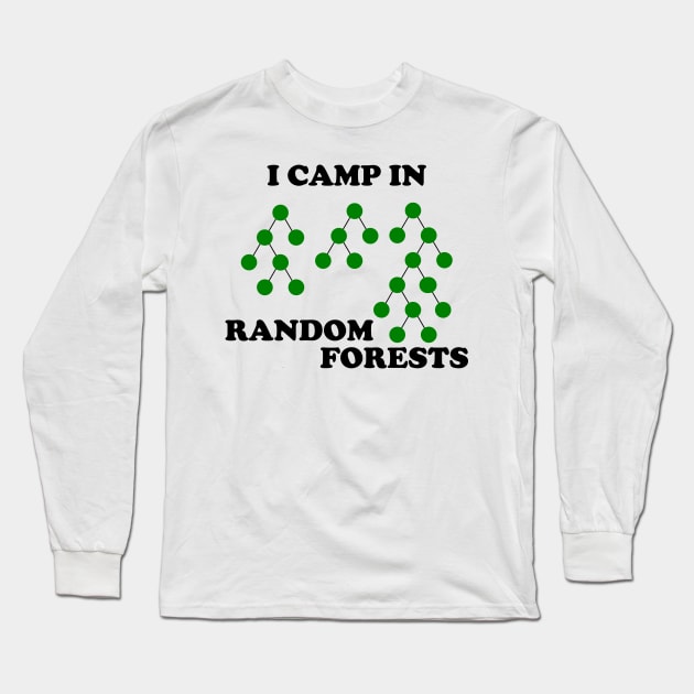 Random Forest Camping Long Sleeve T-Shirt by encodedshirts